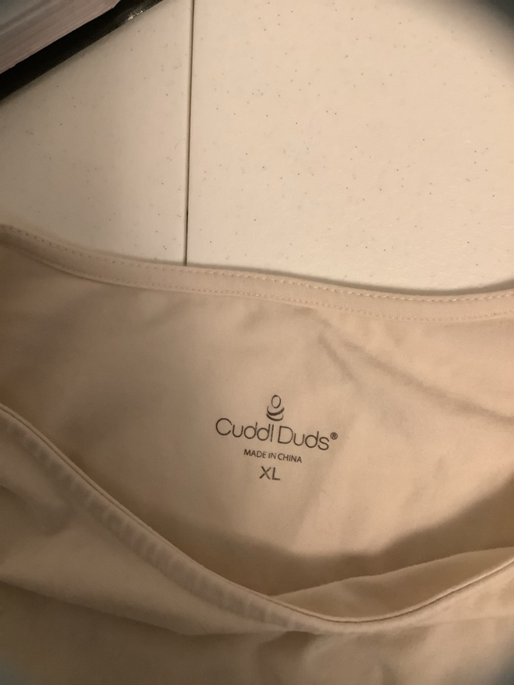 Cuddl Duds XL Nude Scoop Neck Top